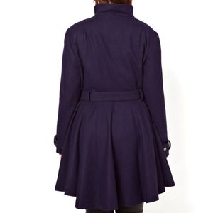 ASOS CURVE FIT AND FLARE WRAP COAT SZ 16 NWT